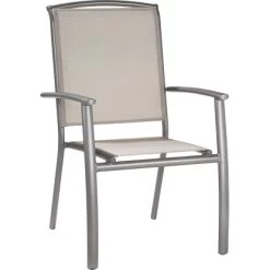Stapelstuhl Vigo II Aus Textilen Grau