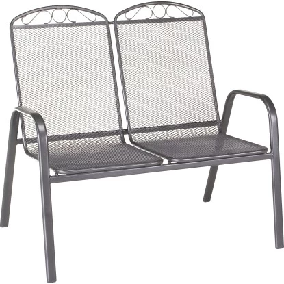 Gartenbank Sacramento II 2-Sitzer 99 Cm X 106 Cm X 71 Cm Grau 1 Gartenbank Sacramento II 2-Sitzer 99 Cm X 106 Cm X 71 Cm Grau