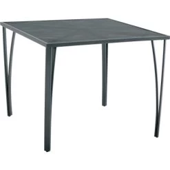 Gartentisch Sacramento Quadratisch Grau 90 Cm X 90 Cm