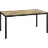 Gartentisch Ovando FSC® Rechteckig 75 Cm X 160 Cm X 90 Cm Natur-Schwarz
