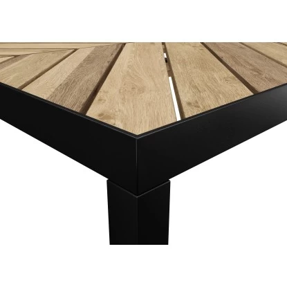 Gartentisch Ovando FSC® Rechteckig 75 Cm X 160 Cm X 90 Cm Natur-Schwarz 4 Gartentisch Ovando FSC® Rechteckig 75 Cm X 160 Cm X 90 Cm Natur-Schwarz – Bild 4
