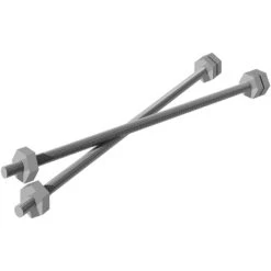 Elephant Ergänzungsset Zum Einbetonieren Country Line 60 Cm X 1,2 Cm X 1,2 Cm