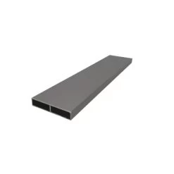 Elephant® Ersatz-Alu-Riegel Color Line 180 Cm X 7 Cm X 1,3 Cm Grau