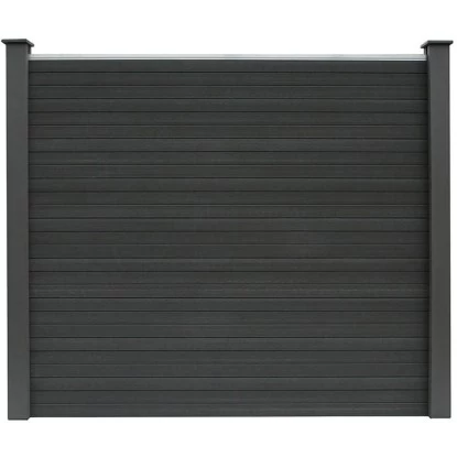 Home Deluxe WPC-Sichtschutzzaun Callado Grau Komplett-Set 1 Element 3 Home Deluxe WPC-Sichtschutzzaun Callado Grau Komplett-Set 1 Element – Bild 3