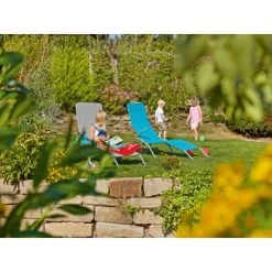 Sonnenliege Klappbar Schwarz 157,5 Cm X 49,5 Cm -GartenOase Wohnaccessoires 415091 3299 5