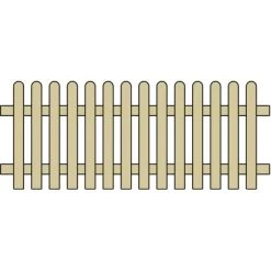 Staketenzaun Norki Druckimprägniert 80 Cm X 200 Cm FSC® -GartenOase Wohnaccessoires 4361234 logo 1