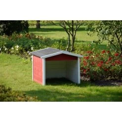 Dobar Garage Für Mähroboter Rot -GartenOase Wohnaccessoires 4637 maehrobotergarage 06