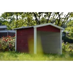 Dobar Garage Für Mähroboter Rot -GartenOase Wohnaccessoires 4637 maehrobotergarage 08