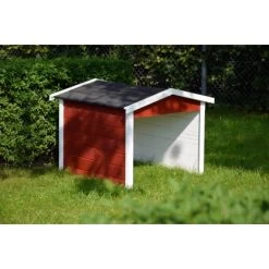Dobar Garage Für Mähroboter Rot -GartenOase Wohnaccessoires 4637 maehrobotergarage 09