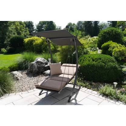 Angerer Hollywoodschaukel 1-Sitzer Swing Smart Olive 4 Angerer Hollywoodschaukel 1-Sitzer Swing Smart Olive – Bild 4