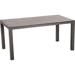 Gartentisch Houston 160 X 90 Cm Anthrazit/Anthrazit