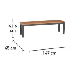 Gartenbank Bonlee 3-Sitzer FSC® 42,6 Cm X 147 Cm X 45 Cm 11 Gartenbank Bonlee 3-Sitzer FSC® 42,6 Cm X 147 Cm X 45 Cm -GartenOase Wohnaccessoires 48124978726 VM01 280219 15