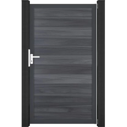 GroJaSolid Tor Anthrazitgrau Rahmen DB703 1 GroJaSolid Tor Anthrazitgrau Rahmen DB703