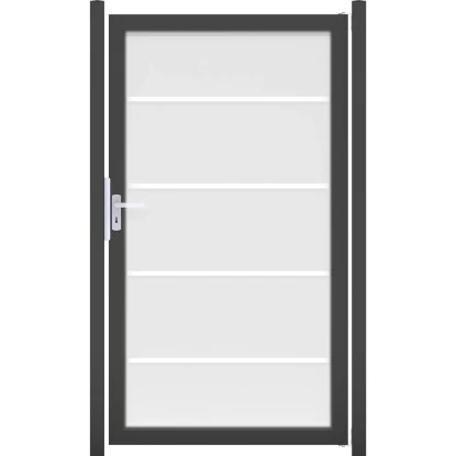 GroJaAmbiente Tor Blockstreifen DIN: Links Rahmen DB703 1 GroJaAmbiente Tor Blockstreifen DIN: Links Rahmen DB703