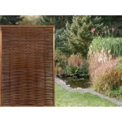 Sichtschutzzaun-Element Florenz 180 Cm X 120 Cm Braun
