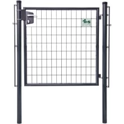 H&S H+S Einzeltor Oktavia Grau 150 Cm X 112 Cm
