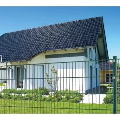 Einzelstabmattenzaun-Set Grün 15 Stück Je 125 Cm X 200 Cm 4 Einzelstabmattenzaun-Set Grün 15 Stück Je 125 Cm X 200 Cm -GartenOase Wohnaccessoires 517365 4267 2 3