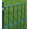 Doppelstabmattenzaun-Set Grün 15 Stück Je 103 Cm X 200 Cm