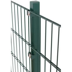 Doppelstabmattenzaun-Set Grün 15 Stück Je 103 Cm X 200 Cm 4 Doppelstabmattenzaun-Set Grün 15 Stück Je 103 Cm X 200 Cm -GartenOase Wohnaccessoires 522797 4267 2