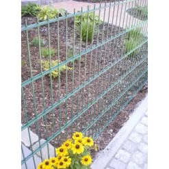 Doppelstabmattenzaun-Set Grün 15 Stück Je 103 Cm X 200 Cm 5 Doppelstabmattenzaun-Set Grün 15 Stück Je 103 Cm X 200 Cm -GartenOase Wohnaccessoires 522797 4267 3