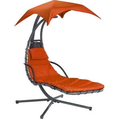 Schwingliege Palmdale Mit Sonnendach Aus Textilen Terracotta 1 Schwingliege Palmdale Mit Sonnendach Aus Textilen Terracotta