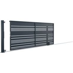 Polargos Schiebetor Lavender Ohne Gegengewicht Elektr. Antrieb 152 Cm X 400 Cm L