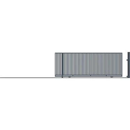 Polargos Schiebetor Agat Ohne Gegengewicht Mit Zubehör 122 Cm X 400 Cm L 1 Polargos Schiebetor Agat Ohne Gegengewicht Mit Zubehör 122 Cm X 400 Cm L