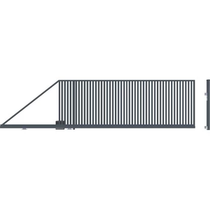 Polargos Schiebetor Agat Mit Gegengewicht Elektr. Antrieb 119 Cm X 400 Cm L 1 Polargos Schiebetor Agat Mit Gegengewicht Elektr. Antrieb 119 Cm X 400 Cm L