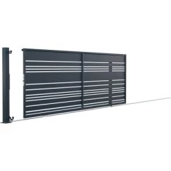 Polargos Schiebetor Lavender Ohne Gegengewicht Mit Zubehör 120 Cm X 400 Cm R