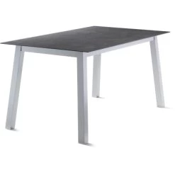 Sieger Polytec® Alumimium-Tischgestell Quadratrohr Eisengrau -GartenOase Wohnaccessoires 600162 4613 1