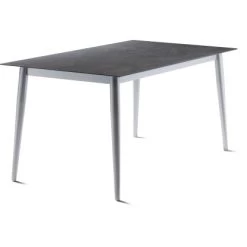 Sieger Polytec® Alumimium-Tischgestell Rundrohr Eisengrau -GartenOase Wohnaccessoires 600204 4613 1