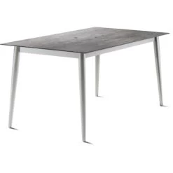 Sieger Polytec® Alumimium-Tischgestell Rundrohr Eisengrau -GartenOase Wohnaccessoires 600204 4613 3