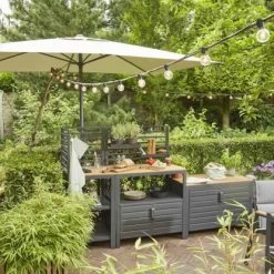 Siena Garden Outdoor Kitchen Mittelteil Sierra Hoch 90 Cm X 56 Cm X 141 Cm FSC® 19 Siena Garden Outdoor Kitchen Mittelteil Sierra Hoch 90 Cm X 56 Cm X 141 Cm FSC® -GartenOase Wohnaccessoires 6072086 03