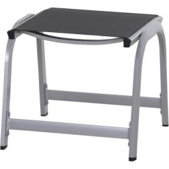 Siena Garden Hocker Tesoro Zerlegt Silber 52 Cm X 52 Cm X 45 Cm