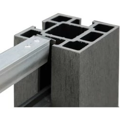 Sichtschutzzaun-Set Callado WPC Inkl. 2 Elementen, 3 Pfosten U. 1 Schrägelement 17 Sichtschutzzaun-Set Callado WPC Inkl. 2 Elementen, 3 Pfosten U. 1 Schrägelement -GartenOase Wohnaccessoires 6236152 11007200 4