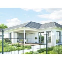 Solid Doppelstabmatte Stahl Grün Pulverbeschichtet 83 Cm X 200 Cm -GartenOase Wohnaccessoires 645616 4267 4