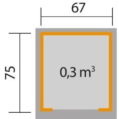 Weka Garage Für Mähroboter Rot 5 Weka Garage Für Mähroboter Rot -GartenOase Wohnaccessoires 656961 3230 2