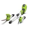 Greenworks Akku-Heckenschere Und Hochentaster G40PSH 40 V Solo