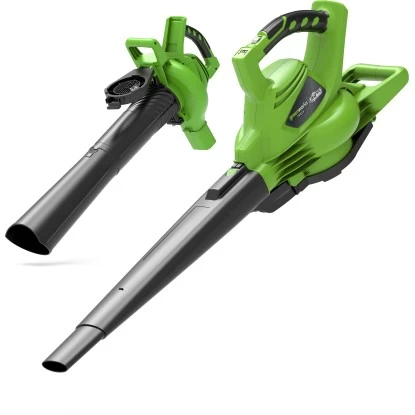 Greenworks Akku-Laubbläser-Set GD40BVK2X 40 V KIT 2 Greenworks Akku-Laubbläser-Set GD40BVK2X 40 V KIT – Bild 2