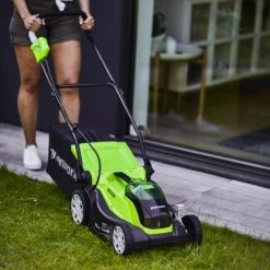 Greenworks Akku-Rasenmäher-Set G40LM35K2 KIT 40V -GartenOase Wohnaccessoires 6952909017990 2705 A 07