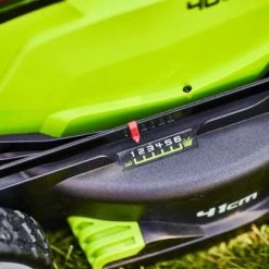 Greenworks Akku-Rasenmäher G40LM41K4 KIT 40V -GartenOase Wohnaccessoires 6952909025865 2705 CU 01