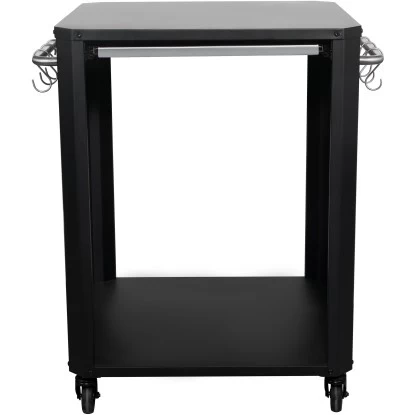 Cozze Outdoor-Tisch Mit Ausziehplatte Und Rädern 60 X 60 X 83,5 Cm Schwarz Matt 5 Cozze Outdoor-Tisch Mit Ausziehplatte Und Rädern 60 X 60 X 83,5 Cm Schwarz Matt – Bild 5