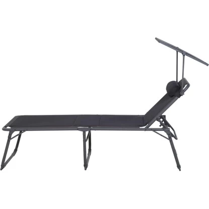 Siena Garden Campingliege Premium 200 Cm X 69 Cm X 43 Cm Anthrazit 1 Siena Garden Campingliege Premium 200 Cm X 69 Cm X 43 Cm Anthrazit