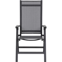 Siena Garden Klappsessel Tesoro Alu 68 Cm X 60 Cm X 110 Cm Anthrazit Matt -GartenOase Wohnaccessoires 720513 1346 04