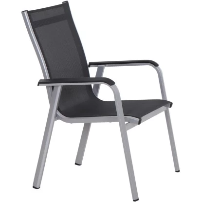 Siena Garden Stapelsessel Tesoro Alu 68 Cm X 62,5 Cm X 98 Cm Silber 6 Siena Garden Stapelsessel Tesoro Alu 68 Cm X 62,5 Cm X 98 Cm Silber – Bild 6