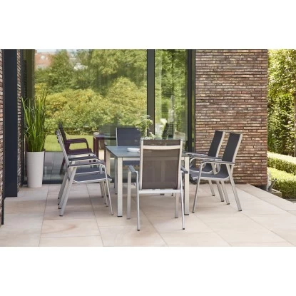 Siena Garden Stapelsessel Tesoro Alu 68 Cm X 62,5 Cm X 98 Cm Silber 12 Siena Garden Stapelsessel Tesoro Alu 68 Cm X 62,5 Cm X 98 Cm Silber – Bild 12