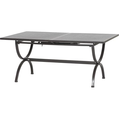 MBM Ausziehtisch Romeo Schmiedeeisen 165/215 Cm X 100 Cm Marone 1 MBM Ausziehtisch Romeo Schmiedeeisen 165/215 Cm X 100 Cm Marone