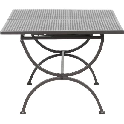 MBM Ausziehtisch Romeo Schmiedeeisen 165/215 Cm X 100 Cm Marone 4 MBM Ausziehtisch Romeo Schmiedeeisen 165/215 Cm X 100 Cm Marone – Bild 4