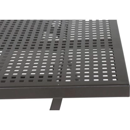 MBM Ausziehtisch Romeo Schmiedeeisen 165/215 Cm X 100 Cm Marone 5 MBM Ausziehtisch Romeo Schmiedeeisen 165/215 Cm X 100 Cm Marone – Bild 5