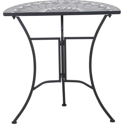 Siena Garden Tisch Como Stahl 35,5 Cm X 70 Cm X 71 Cm Grau Mosaik 4 Siena Garden Tisch Como Stahl 35,5 Cm X 70 Cm X 71 Cm Grau Mosaik – Bild 4